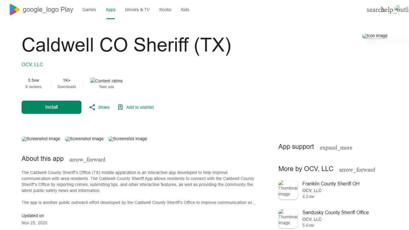 Caldwell CO Sheriff (TX) - Apps on Google Play